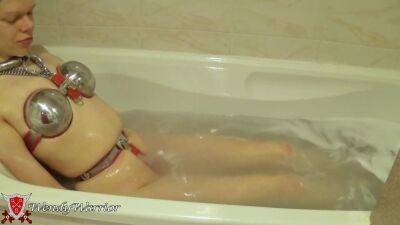 Bath In My Chastity Belt, Bra And Collar (old Video) - upornia