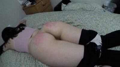 tied teen spanked and fucked with creampie close up - drtuber