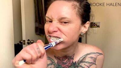 Brooke Halen Brushing My Teeth - hclips