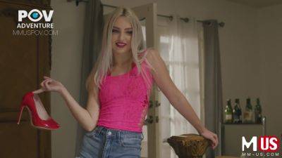Britt Blair - Petite Blonde Rides Her Stepdads Dick With Britt Blair - txxx.com