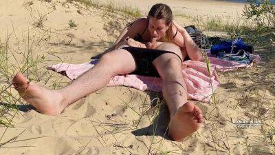 Sucking His Dick At Public Nudist Beach - hclips - Russia