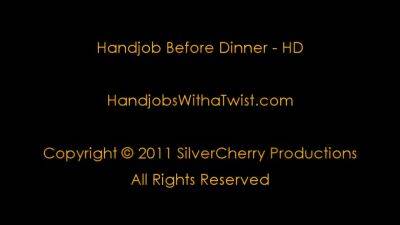 Silver Cherry In Handjobs - Handjob Before Dinner - hotmovs.com