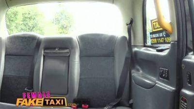 Ava Austen - Ava austen and Rebecca Shyne get down and dirty in a taxi cab - sexu.com - Britain