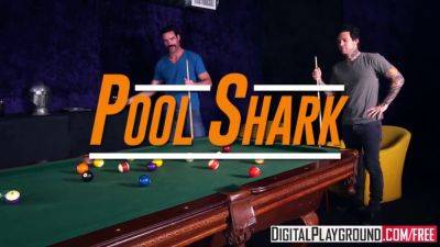 Charles Dera - Holly Hendrix - Holly Hendrix & Charles Dera get naughty in the pool shark's office - sexu.com