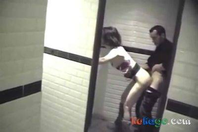 Couple Caught In Restaurant Bathroom - hclips