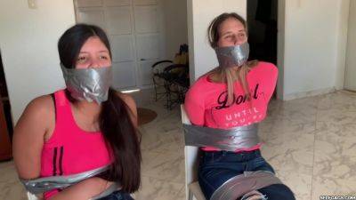 Bratty Online Bullies Bound And Gagged By An Angry Milf! - upornia