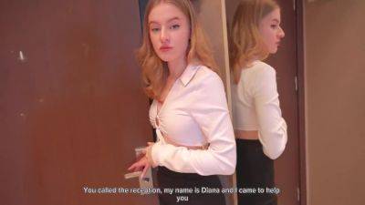 Rooms Dirty But Dicks Clean - Fucked The Receptionist For A Good Review - hotmovs.com - Russia