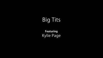 Kylie Paige - Magnificent Blonde Bitch Masturbates Her Moist Pussy - hotmovs.com