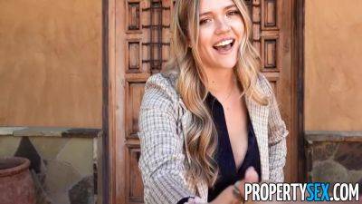 Angie Faith In Huge Natural Tits Blonde Real Estate Agent Bangs Recently Divorced Client - hotmovs.com
