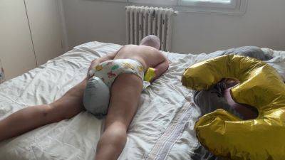Humping My Diaper And A Unicorn Balloon Looner - hclips