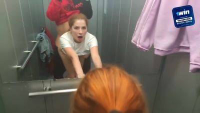 Babbylittle - Sex In The Elevator With A Neighbor. Deep Blowjob - hclips