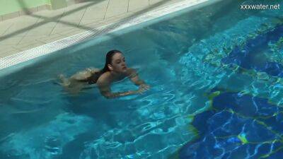 Enjoys Her Sweet Hot Body In The Pool Her Name Puzan Bruhova - hdzog.com